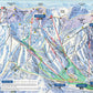 Map for ski and snowboarding at Snowbasin in Utah.